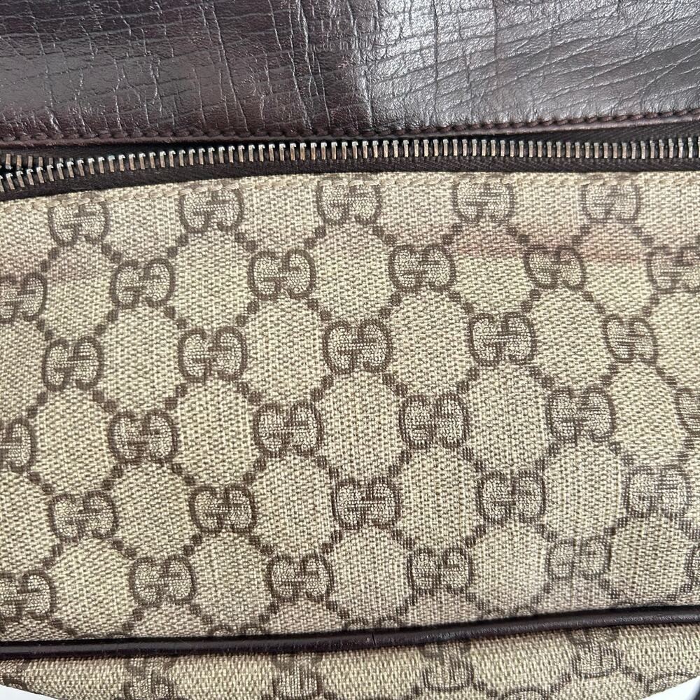 Gucci Vintage GG Supreme Sling Bag Brown - Picture 3 of 11